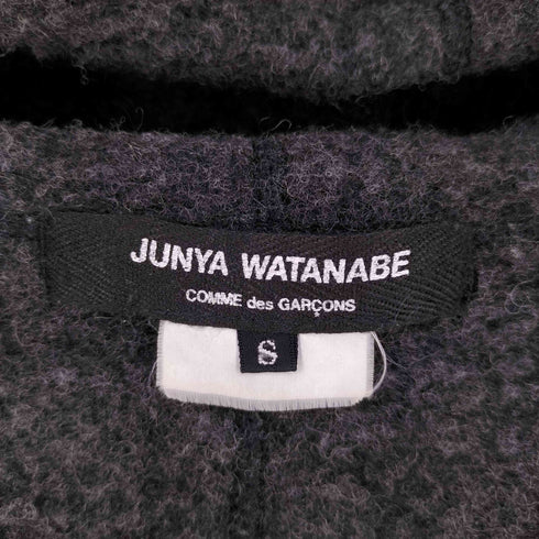 ジュンヤワタナベコムデギャルソン JUNYA WATANABE COMME des GARCONS ウールナイロン ダブルフェイス フーデッド ジャケット レディース JPN:S